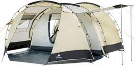 CampFeuer Tunnelzelt Super+ sand/schwarz