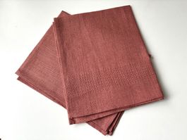Ganz neu! Tuch 2 x Servietten aus 100% Jute, gute Qualität