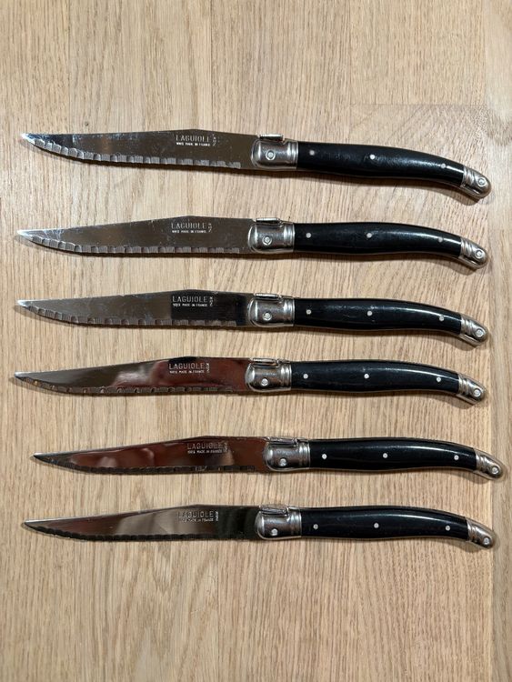 Wunderbar Laguiole Steakmesser Set 6 Teilig Ebenbild