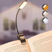 Leselampe Buch Klemme USB Wiederaufladbare Buchlampe 16