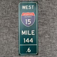 West Strassen Tafel Schild