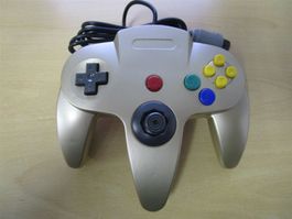 Nintendo 64 Controller-gold