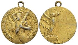 b- Italien, Medaille o.J., Provinziale Föderation
