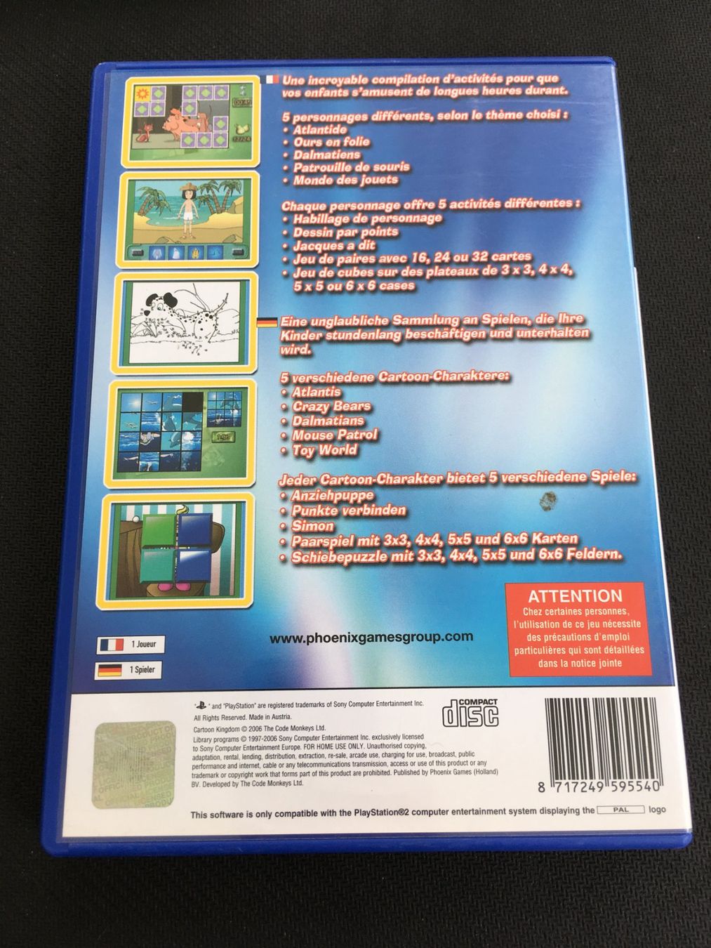 Sony Giochi: Cartoon Kingdom - Playstation 2 Game – Usato da St.Gallen venduto da Punktchen01 1