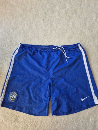 Original Nike Brasil Fussballshorts Blau – Grösse L