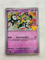 Pokémon 30th – Unown – 072/128 – English – New