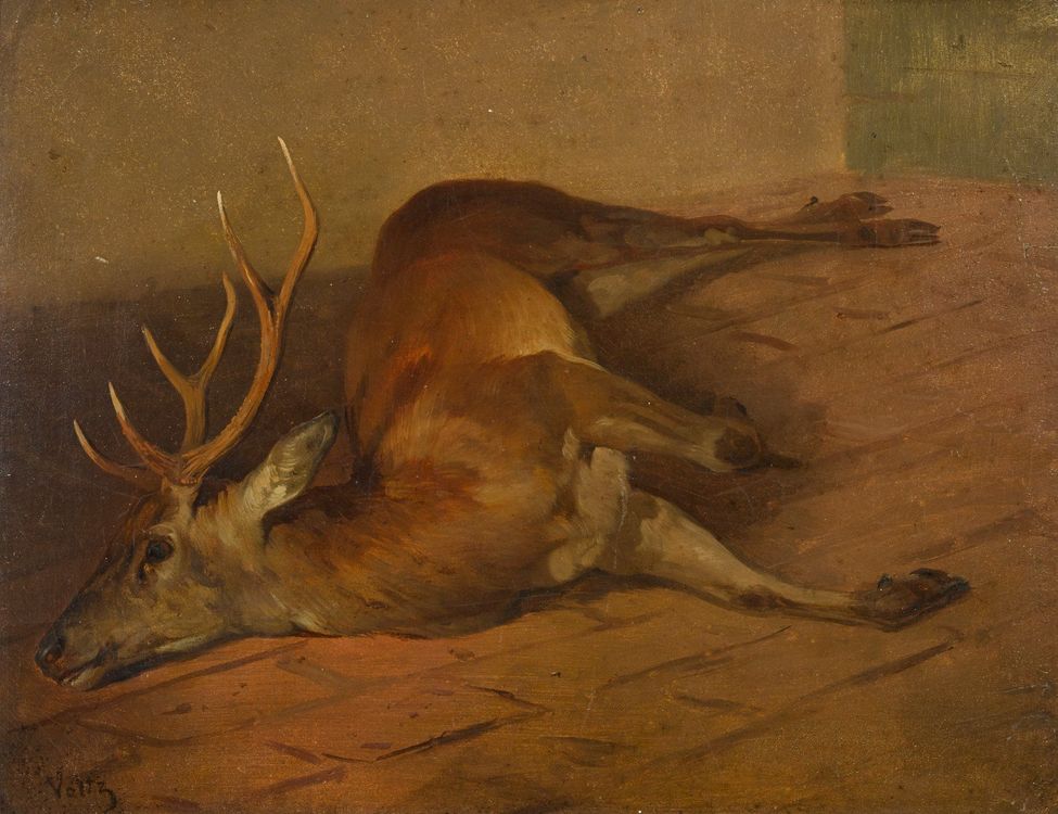 Ludwig Voltz, 1825 1911, antikes Gemälde Kaufen auf Ricardo