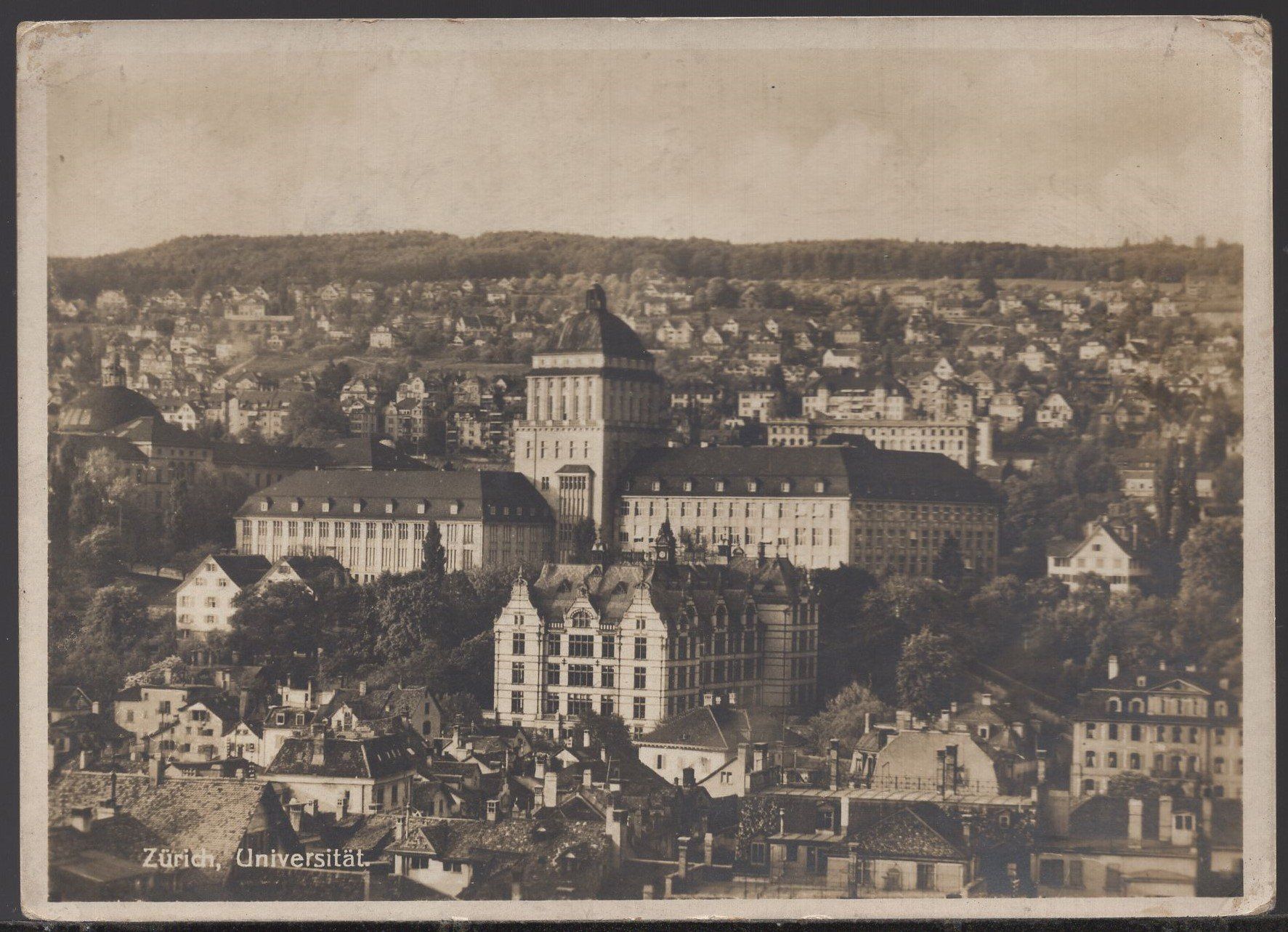 Cartoline postali: Zürich   Universität – Usato da Aarau venduto da kufi44