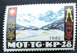 Soldatenmarke 2.WK, Mot Telegraphen Kp 28, Aufdr, Wi Tg 47