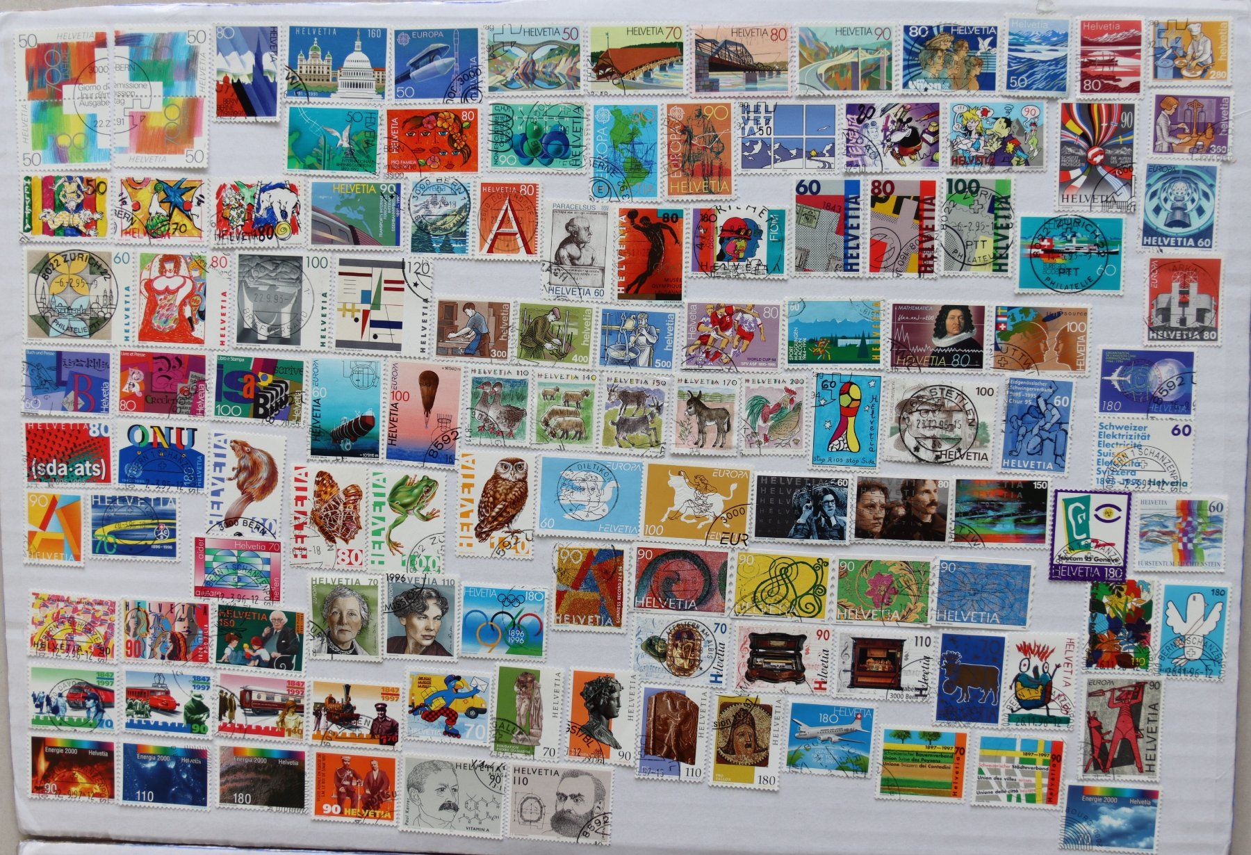 Tutti i francobolli: Briefmarken CH 1991-2000 – Usato da Oberentfelden venduto da lakipul 1