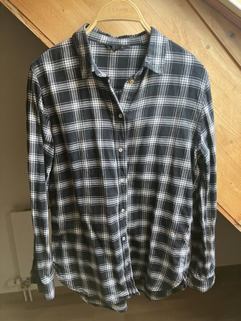 karierte Hemdbluse Gr.34