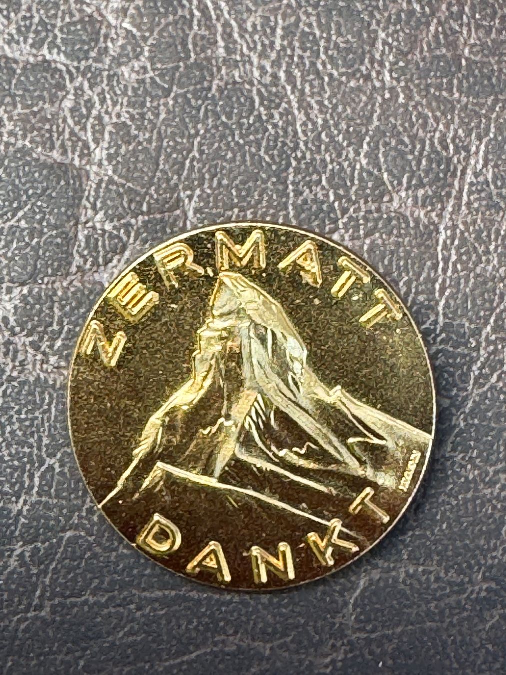 Placchette & Badge: ZERMATT DANKT, schönes ABZEICHEN, BROSCHE, RAR – Usato da Ostermundigen venduto da L29 1