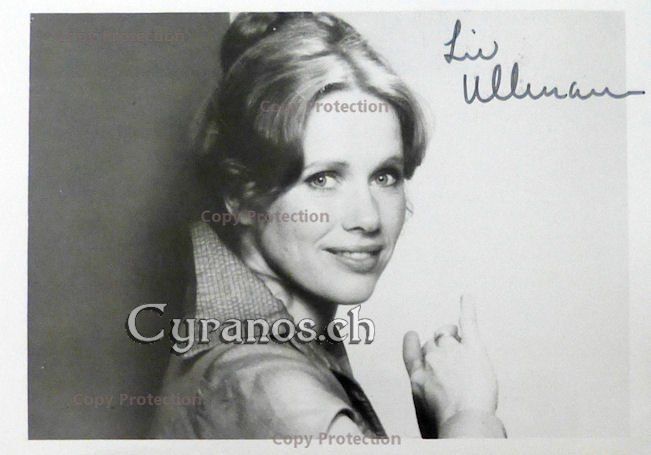 Autografi: Liv Ullmann (1938) Schauspielerin - Autogramm – Usato da Dietikon venduto da cyranos1
