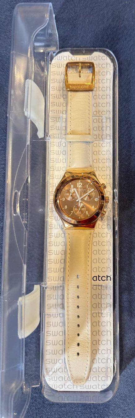 Swatch Orologi: **** SWATCH CHRONO IRONY YCG416 ESSENTIAL **** – Nuovo e nell'imballaggio originale da Giumaglio venduto da soloemi 2