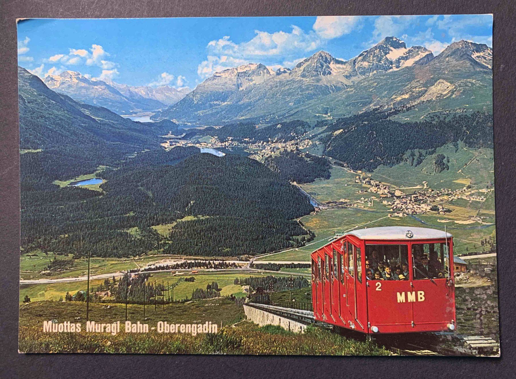 Ansichtskarten: AK Muottas Muragl Bahn – Gebraucht aus Goldau von artelier1