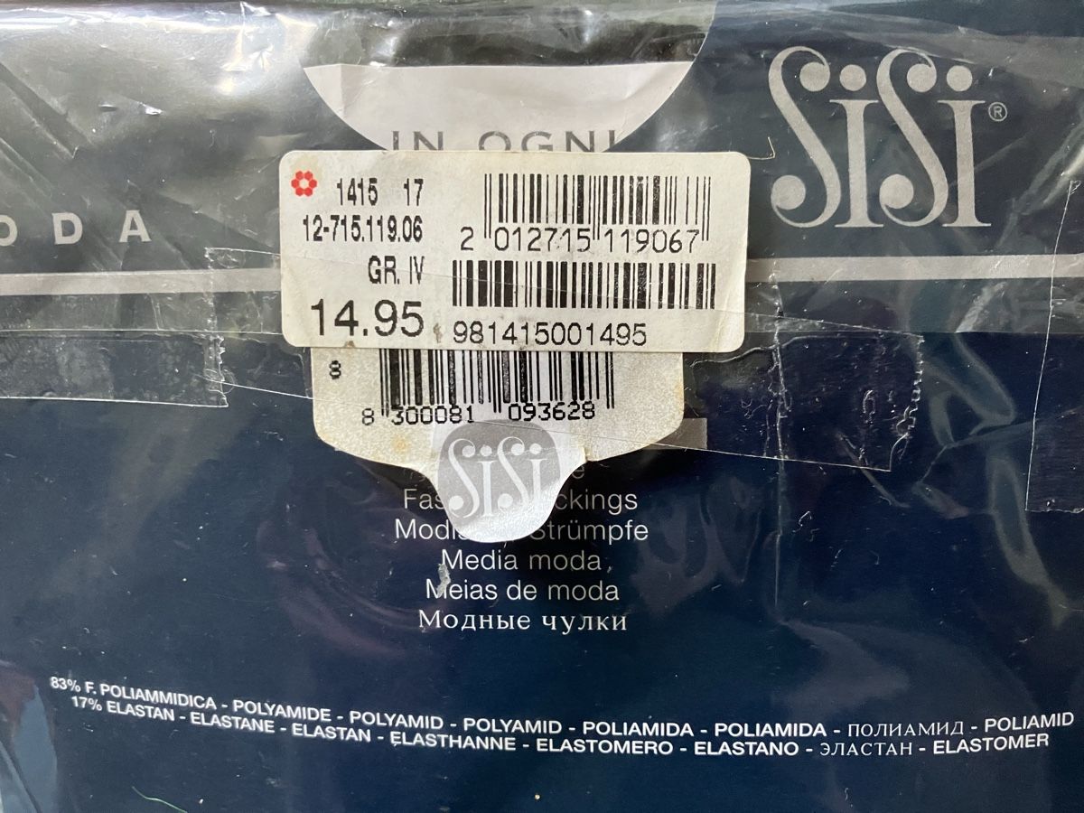 Calze & Collant: Sisi Netzstrümpfe Gr. IV/M, Schwarz – Nuovo e nell'imballaggio originale da Oberrüti venduto da Jomaru 1