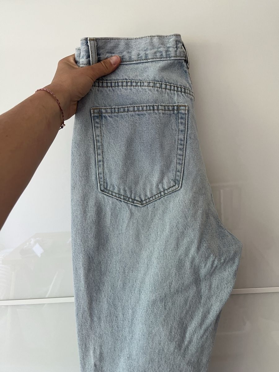 Pull&Bear Jeans: Jeans Pull&Bear bleu clair T 38-40, Coupe Mom – Usato da Hauterive NE venduto da Lipal 5