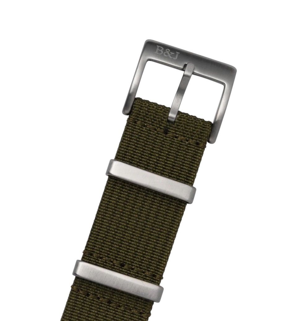 Bracciali & Braccialetti: Fabric strap for watches – Nuovo e nell'imballaggio originale da Gland venduto da AlpineTime_CH 1