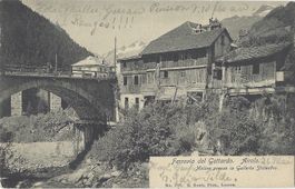 Ferrovia  del  Gottardo.  Airolo.  Molino presso la Galleria