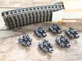 Spur 0 - 6 x Drehgestell + 12 x Kurve - Spur 0