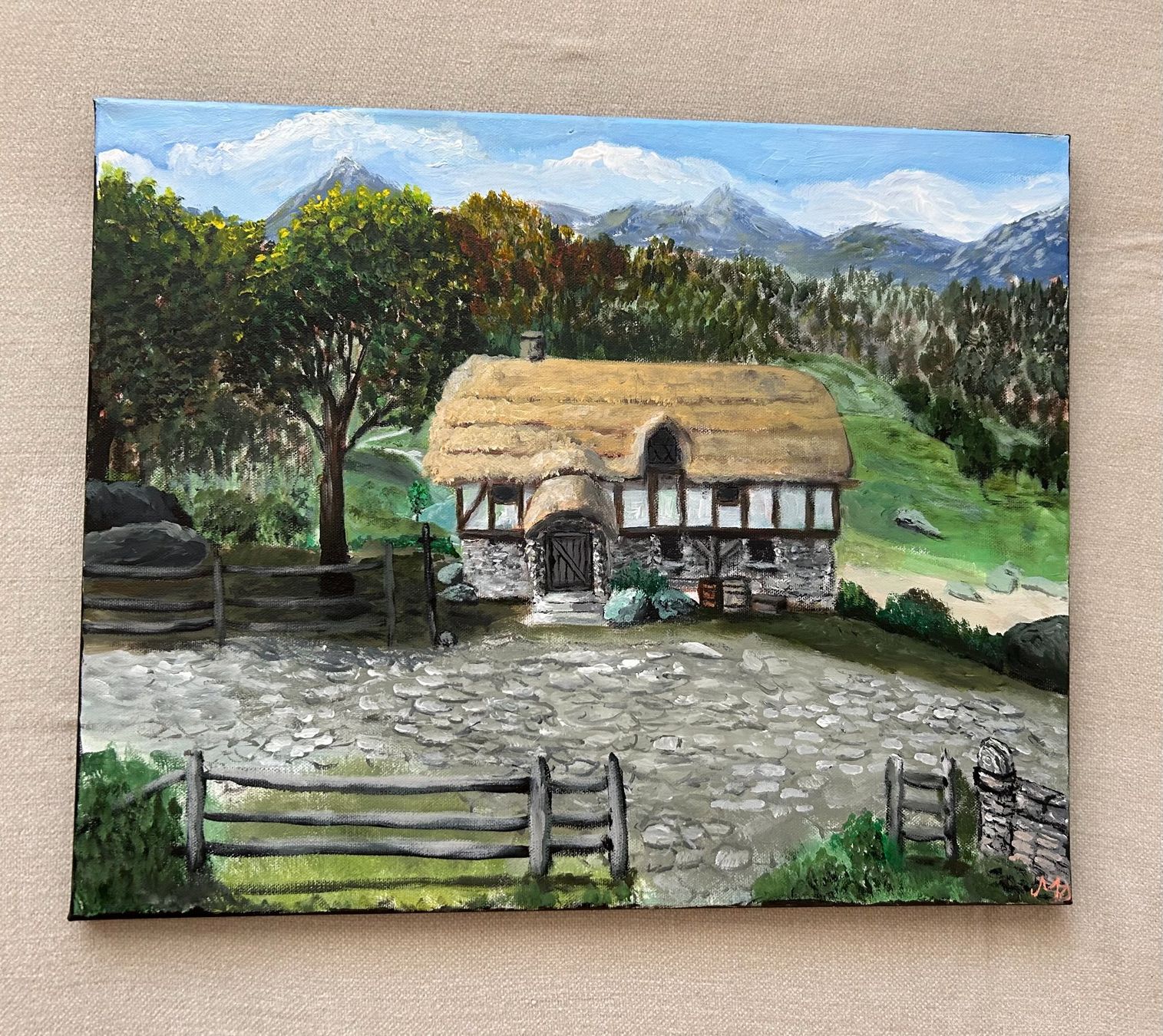 Dipinti: Taverne Gemälde 40x50cm – Nuovo e nell'imballaggio originale da Pfäffikon SZ venduto da Andrei_Moro_Kunst 1
