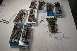 Diverse Märklin M Weichen HO/AC mit Verpackung