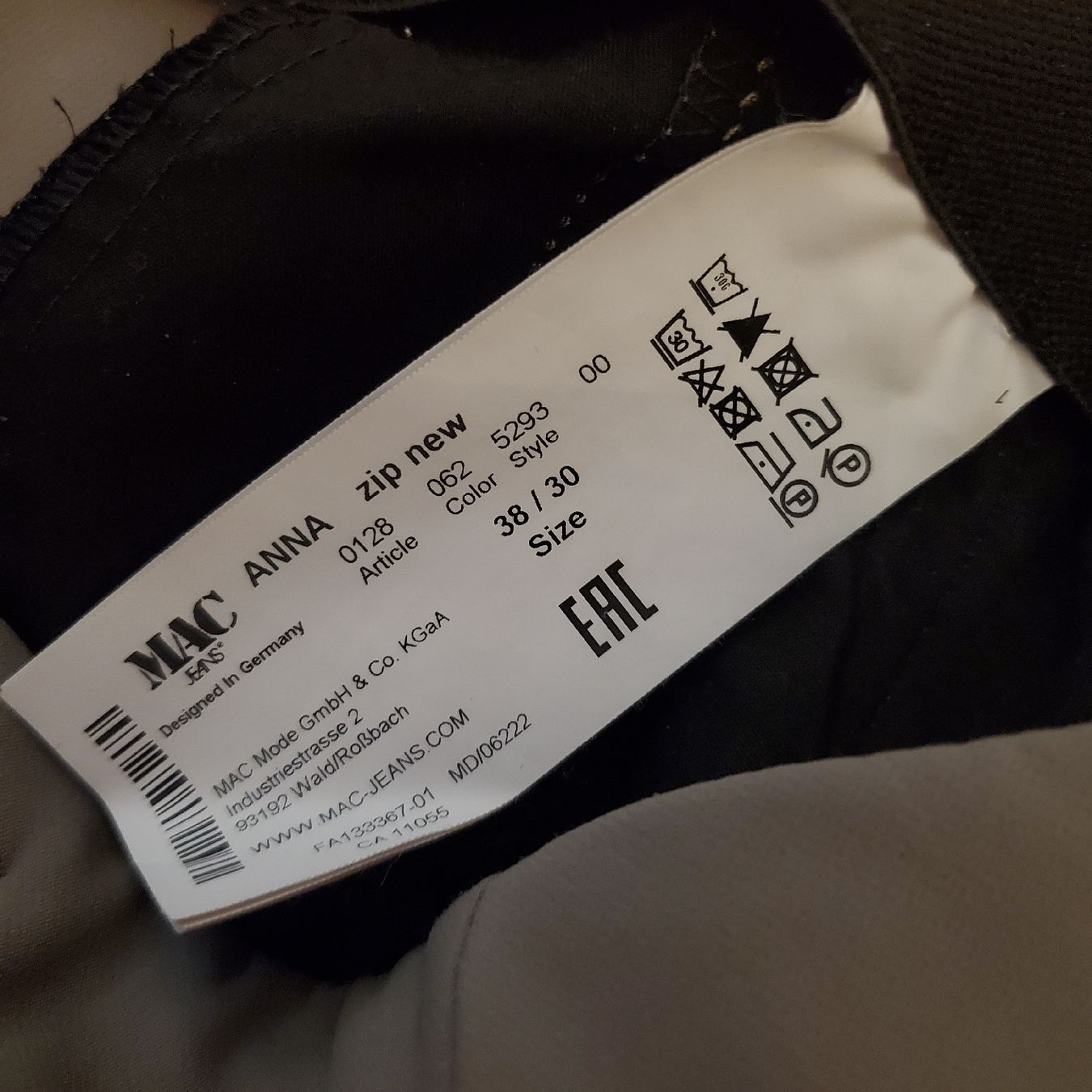 Hosen: Mac Hose Gr. 38 – Gebraucht aus Engelburg von Pascel 2