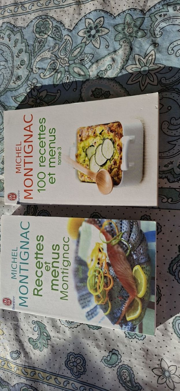Libri: MICHEL MONTIGNAC Recettes 2 tomes – Usato da Linden venduto da woodibou