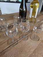 6 Weingläser zum Degustieren