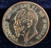 ITALIEN 5 CENTESIMI 1861 M