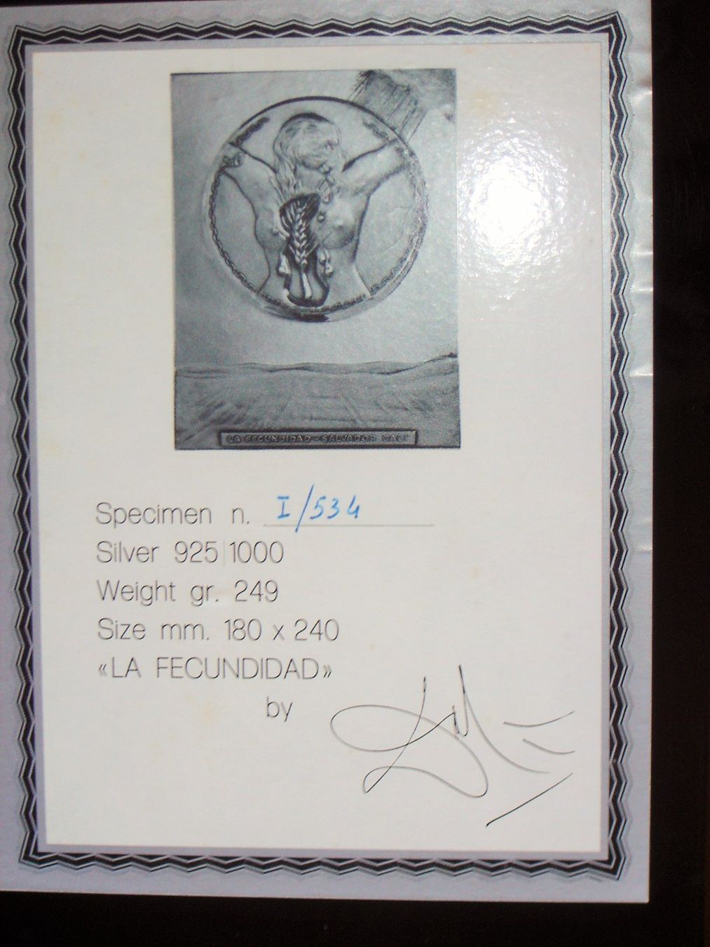 Sculture & Statue: DALI' Salvador, Silver 925/1000 – Usato da Pazzallo venduto da Salvapazzo 1
