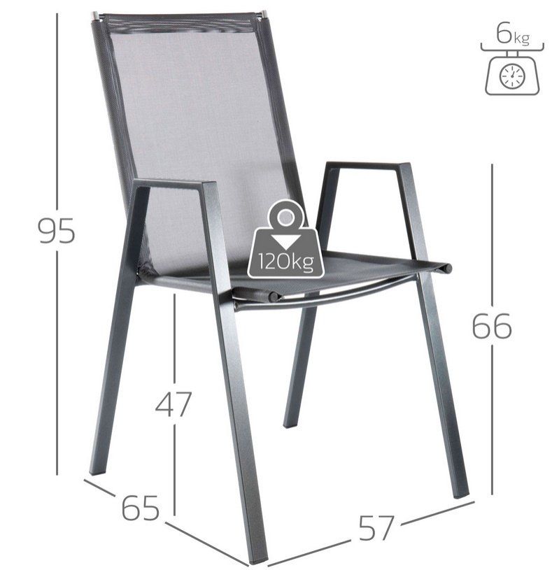 Schaffner Poltrone: 2 Stk. SCHAFFNER Stapelsessel Gartenstuhl BASEL (Ref.80/25) – Nuovo (secondo la descrizione) da Kägiswil venduto da nick333 4