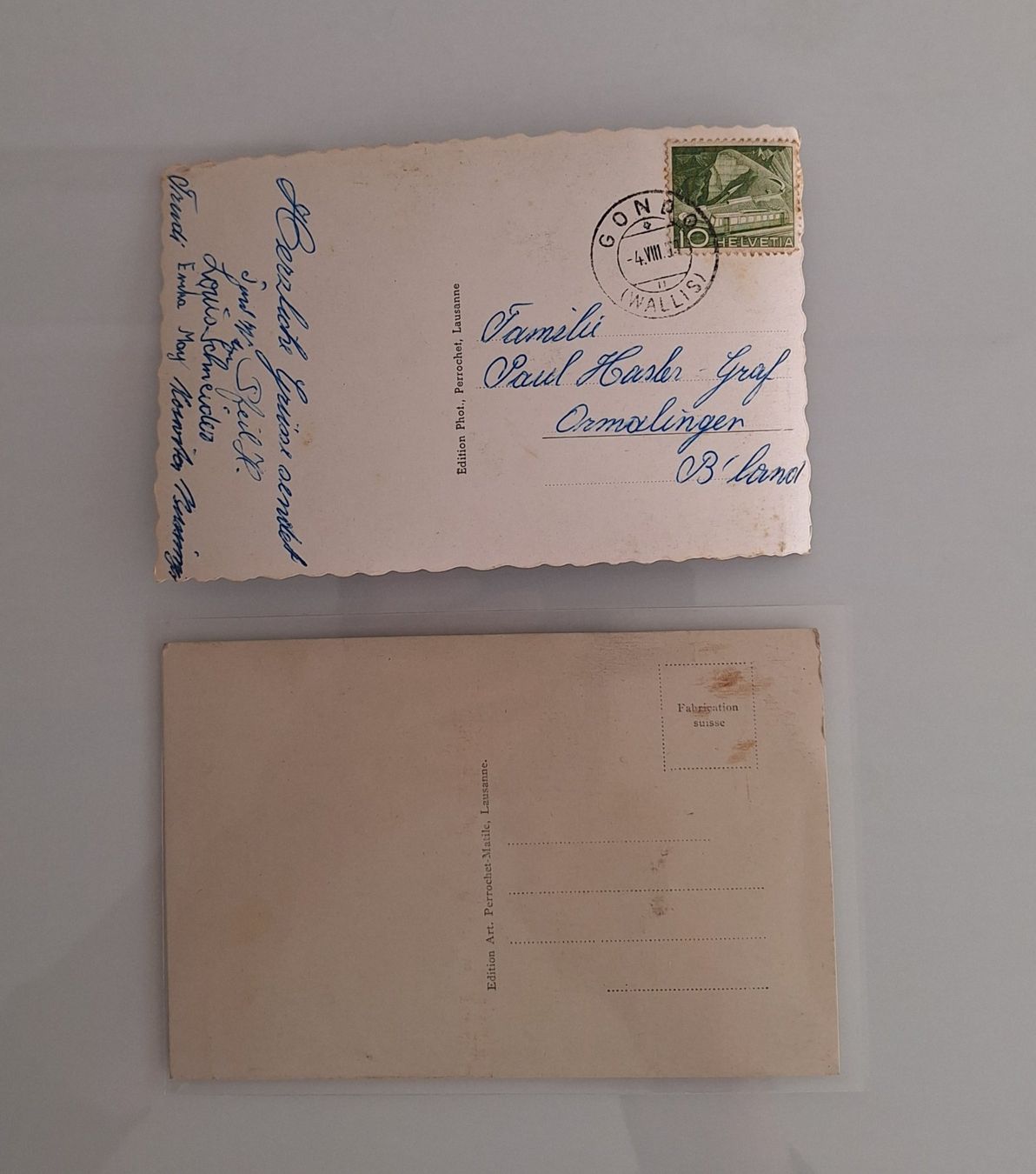 Cartoline postali: Lot Ansichtskarten von Gondo und Locarno – Usato da Sissach venduto da luvama 1