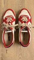 Baskets Autry vintage rouge & blanc-Effet vieilli d’origine