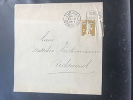 Schweiz 1913 Streifband 2Rp Tellknabe gelaufen