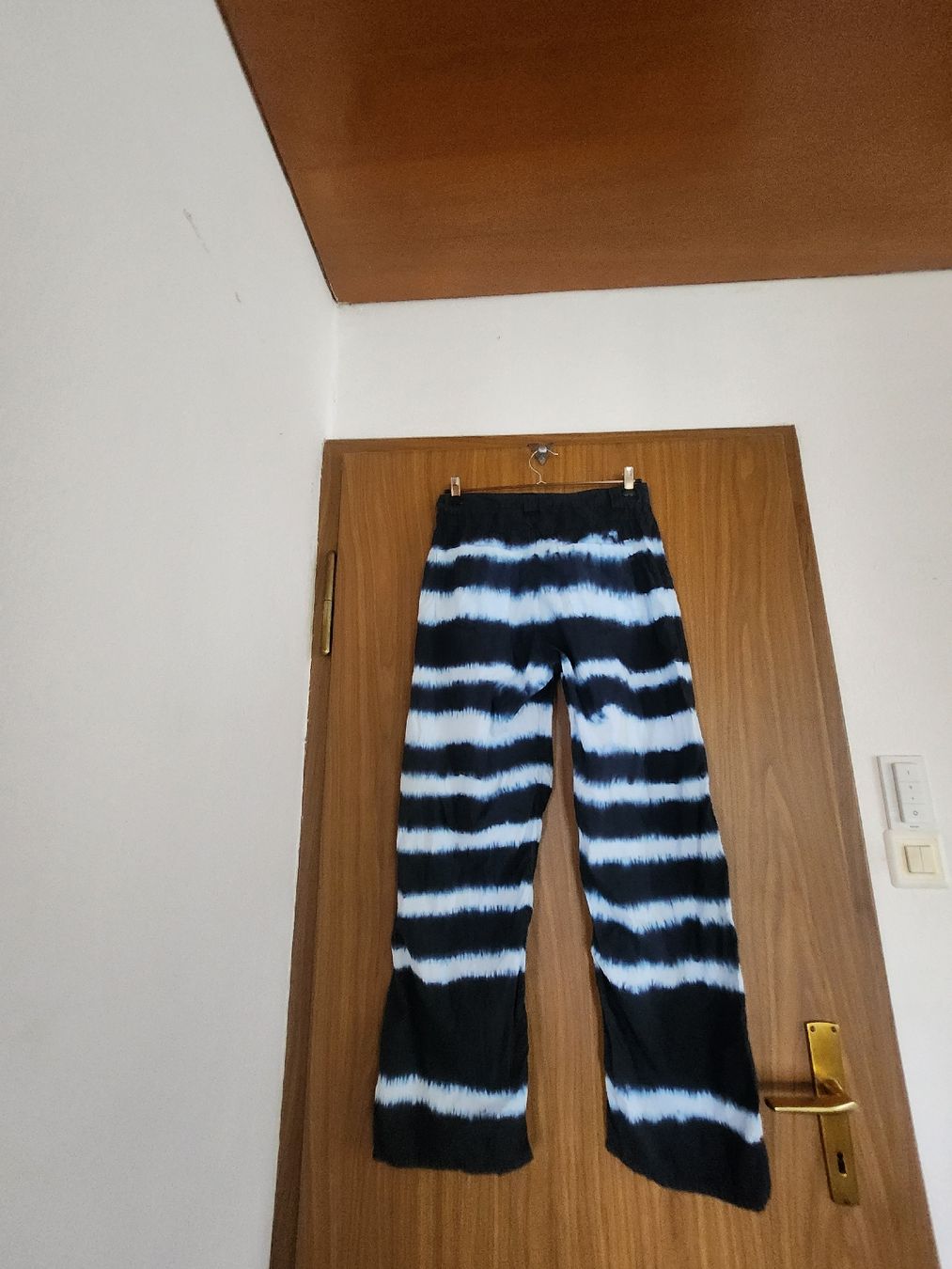 Chloé Pantaloni: Pantalon Chloé Stora rayé bleu/blanc taille 36 – Usato da Niedergösgen venduto da Eva2410 1