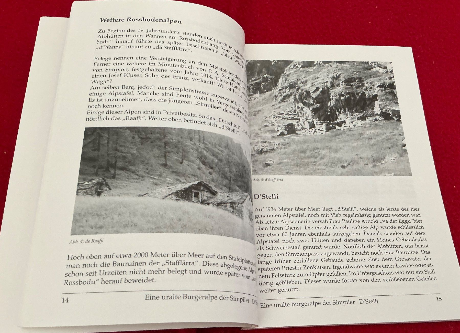 Libri: D’Stelli Eine uralte Burgeralpe der Simpiler" - Schmidhalter – Usato da Crans-Montana venduto da plainemorte 2