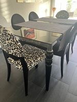 Table de salon + 6 chaises 