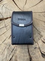 Sigma Etui schwarz Leder guter Zustand