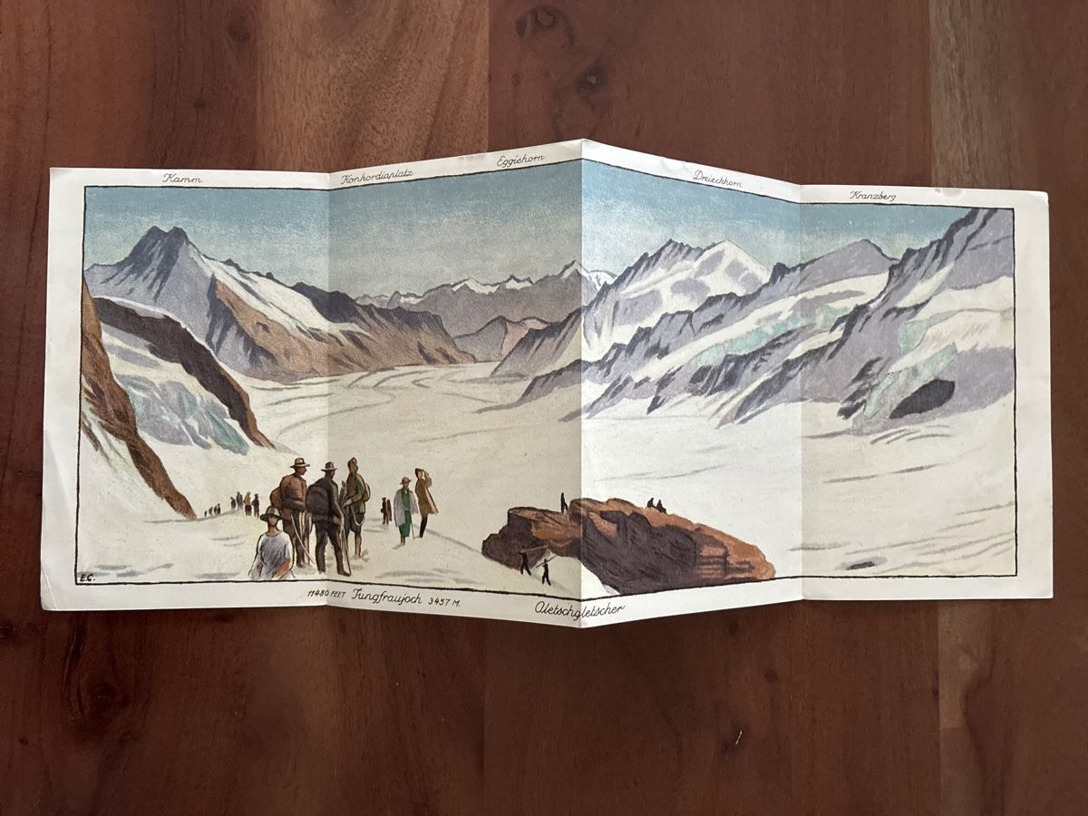 Documenti: 5 Prospekte vom Berner Oberland  – Usato da Oftringen venduto da Cla.vD.74 3