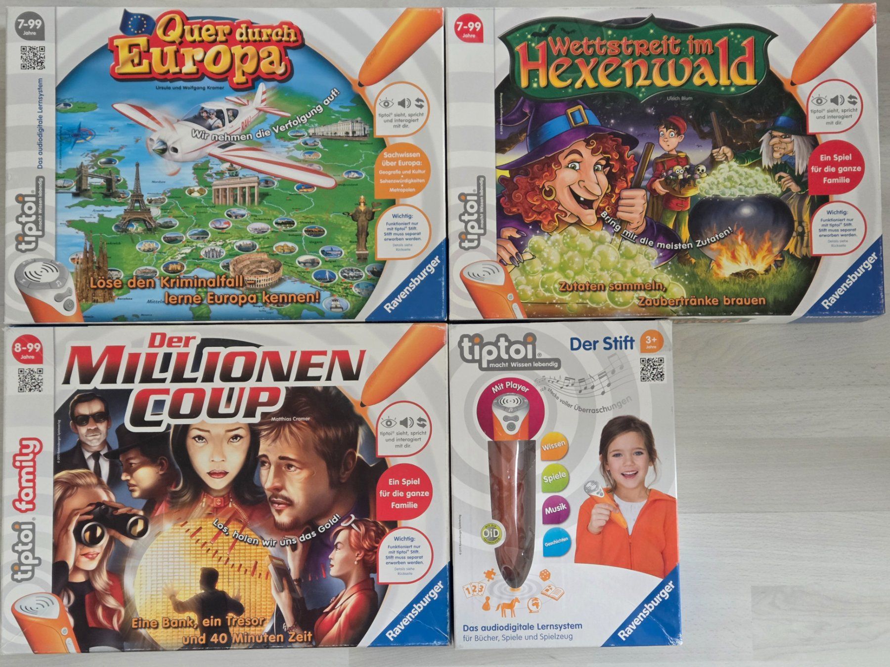 Tiptoi Giochi: Tiptoi Spiele-Set: 3 Spiele + Stift – Usato da Rumlikon venduto da pas_2pcz