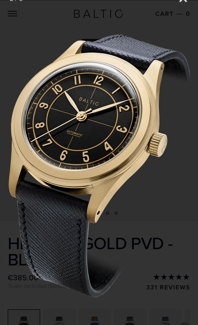 Baltic Orologi: Uhr Baltic HMS Collection, Automatic – Usato da Zürich venduto da Shokafhi 4