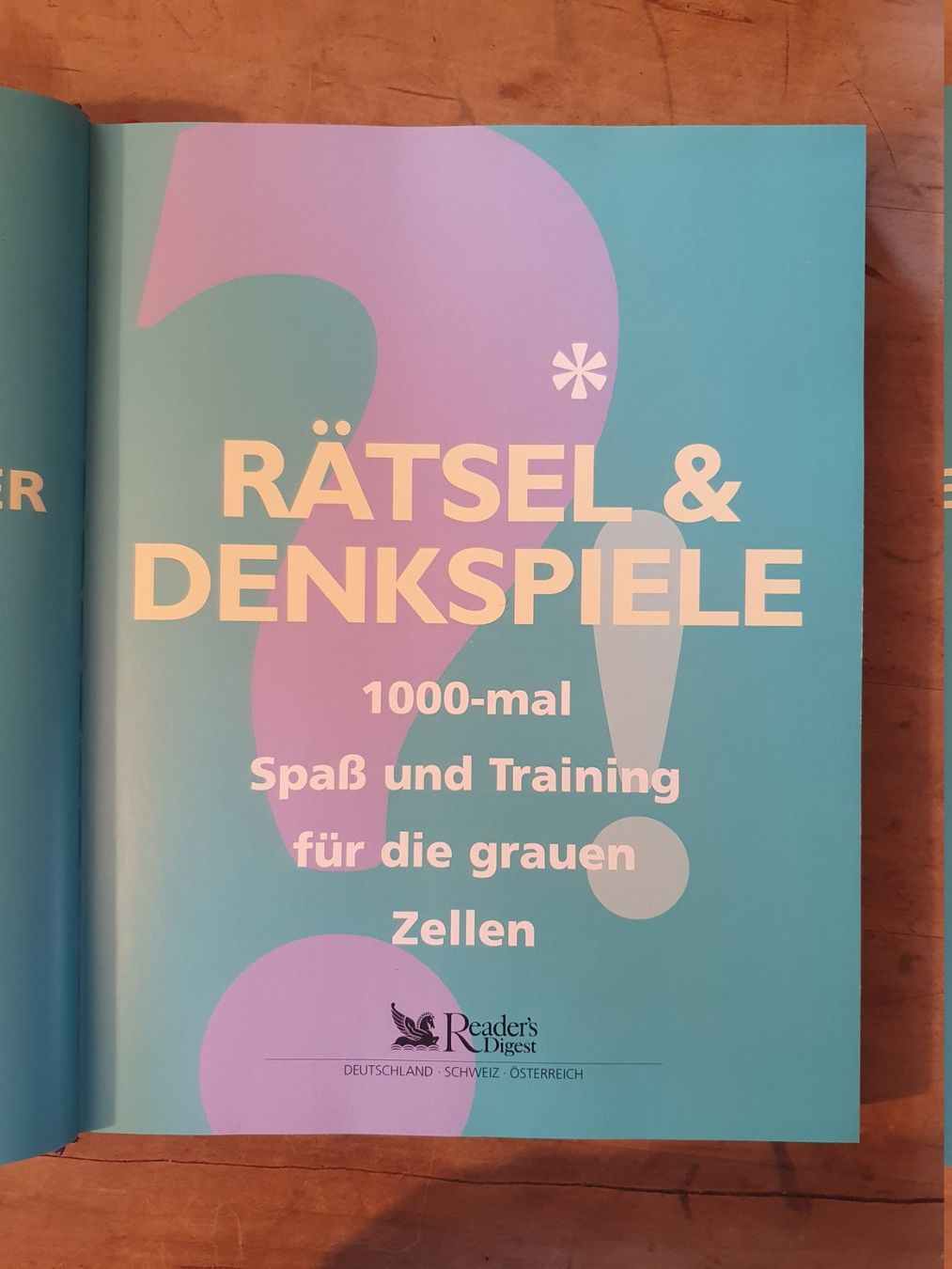 Bücher: Das grosse Buch der Rätsel & Denkspiele Readers Digest – Gebraucht aus Zürich von loosebone 1