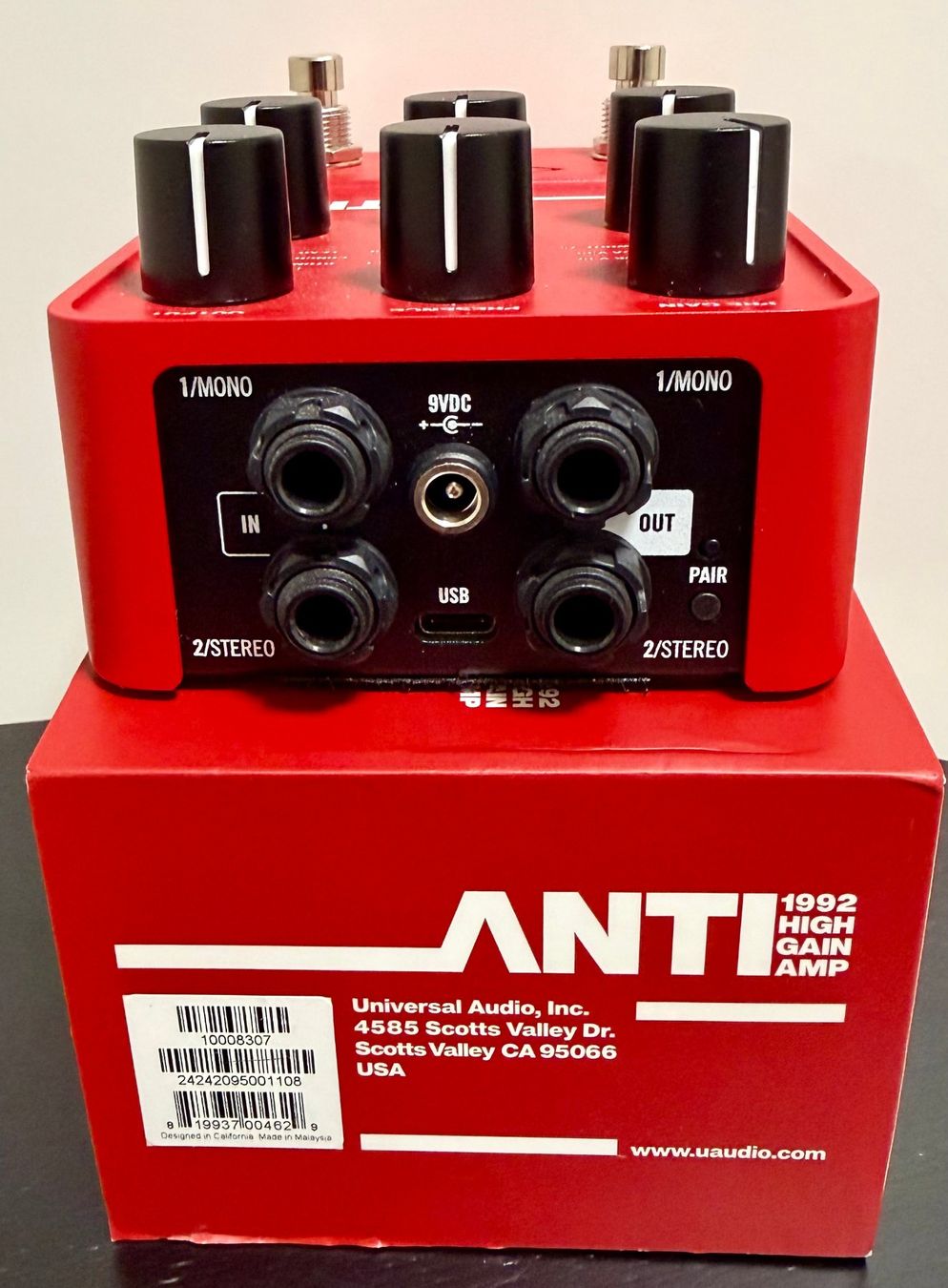 Universal Audio Strumenti musicali: UAFX ANTI 1992 High Gain Amp – Usato da Veyrier venduto da rom_q7qt 1