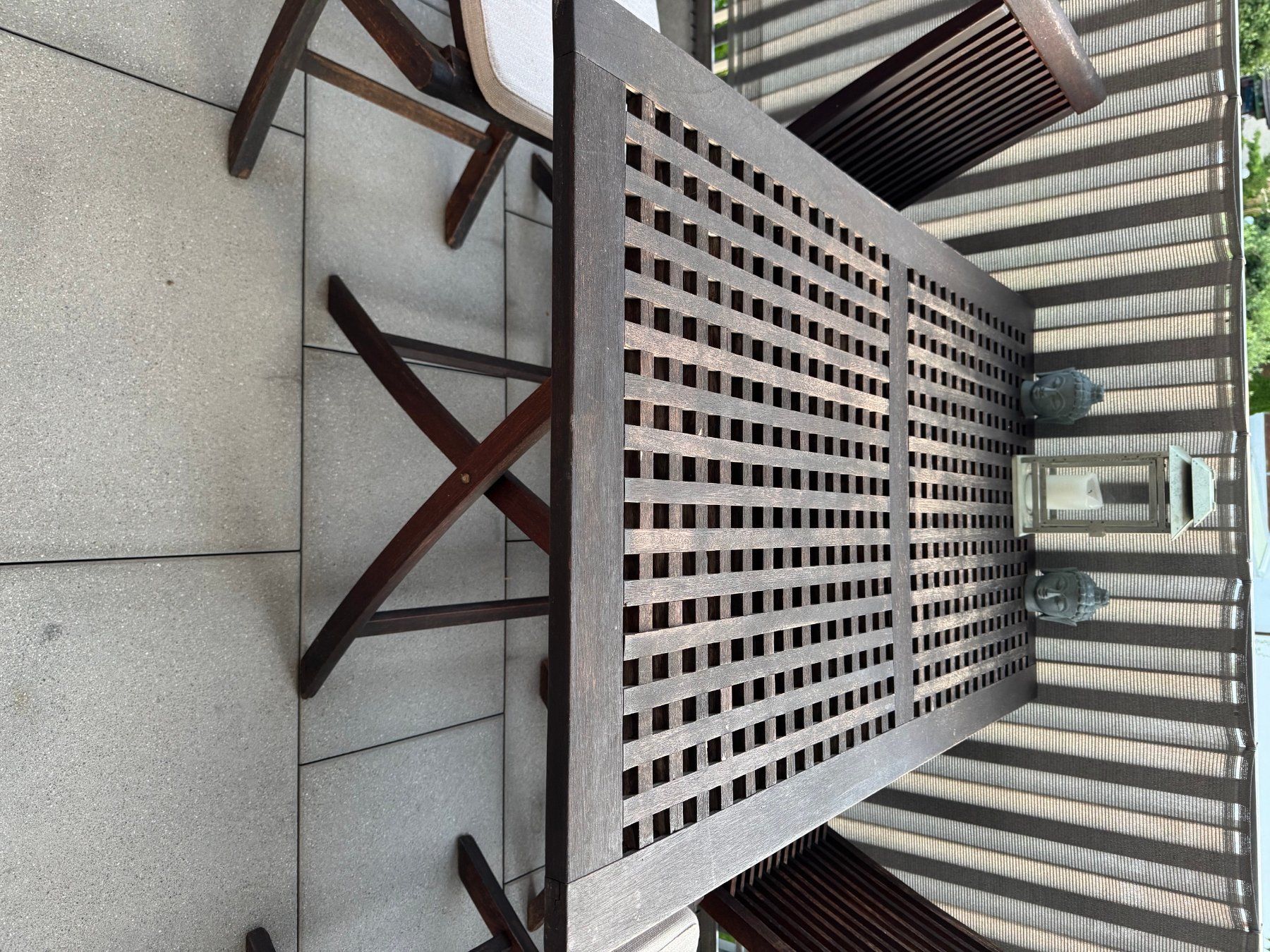 Pfister Tavoli: Teakholztisch mit 4 Stühlen – Usato da Hinwil venduto da rogerambiel 1