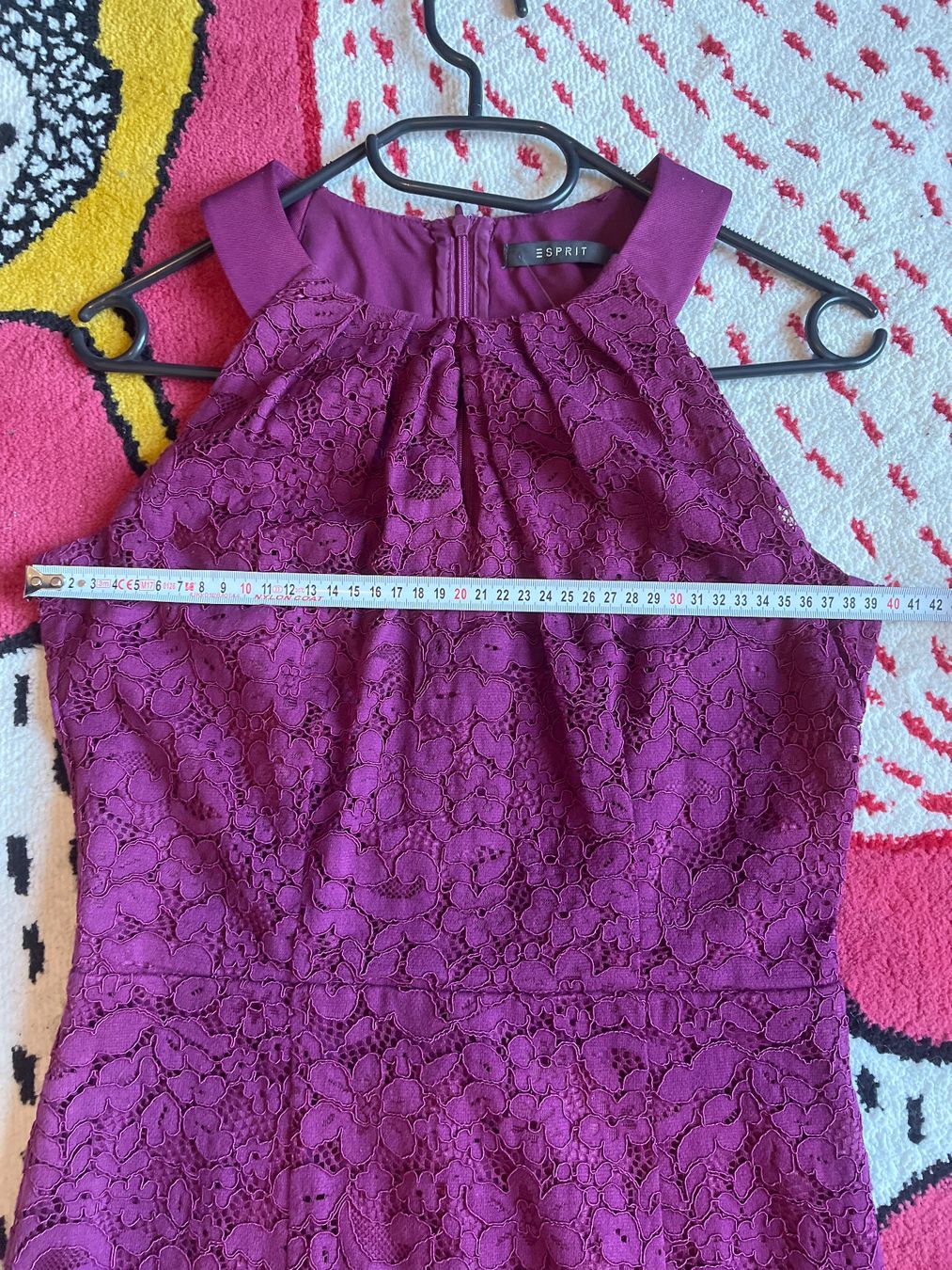 Esprit Vestiti: Spitzenkleid, lila,  Esprit, 34 – Usato da Solothurn venduto da Bobesch08 6