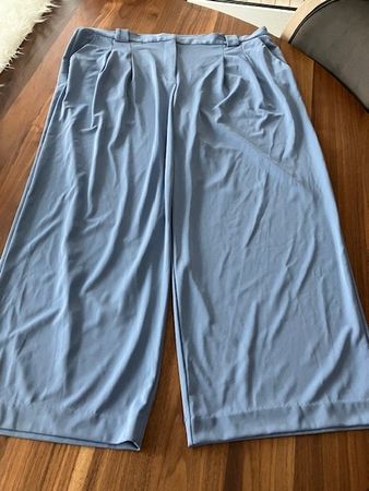 elastische, jeans-blaue, hose +/- gr. 50