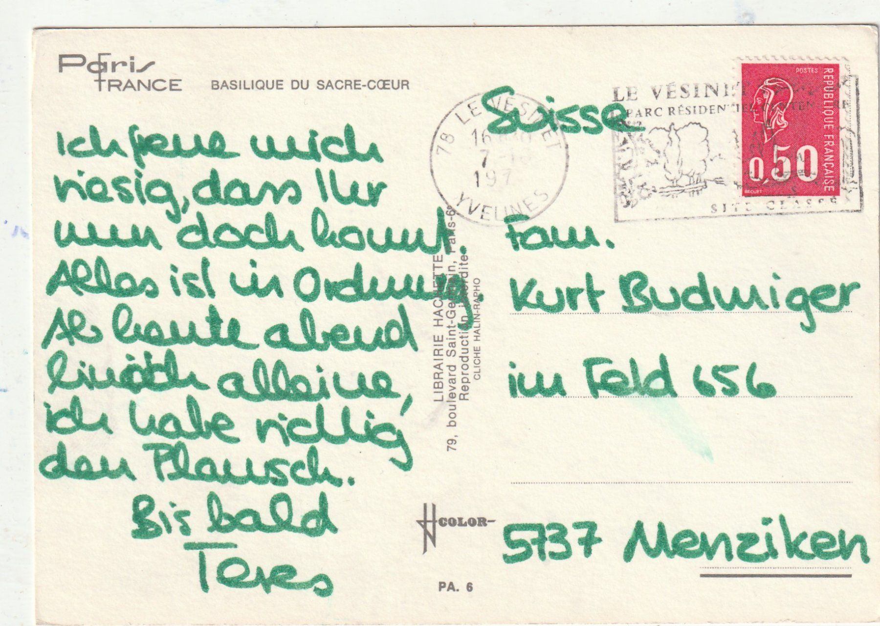 Cartoline postali: Paris – Usato da Lumbrein venduto da made02 1