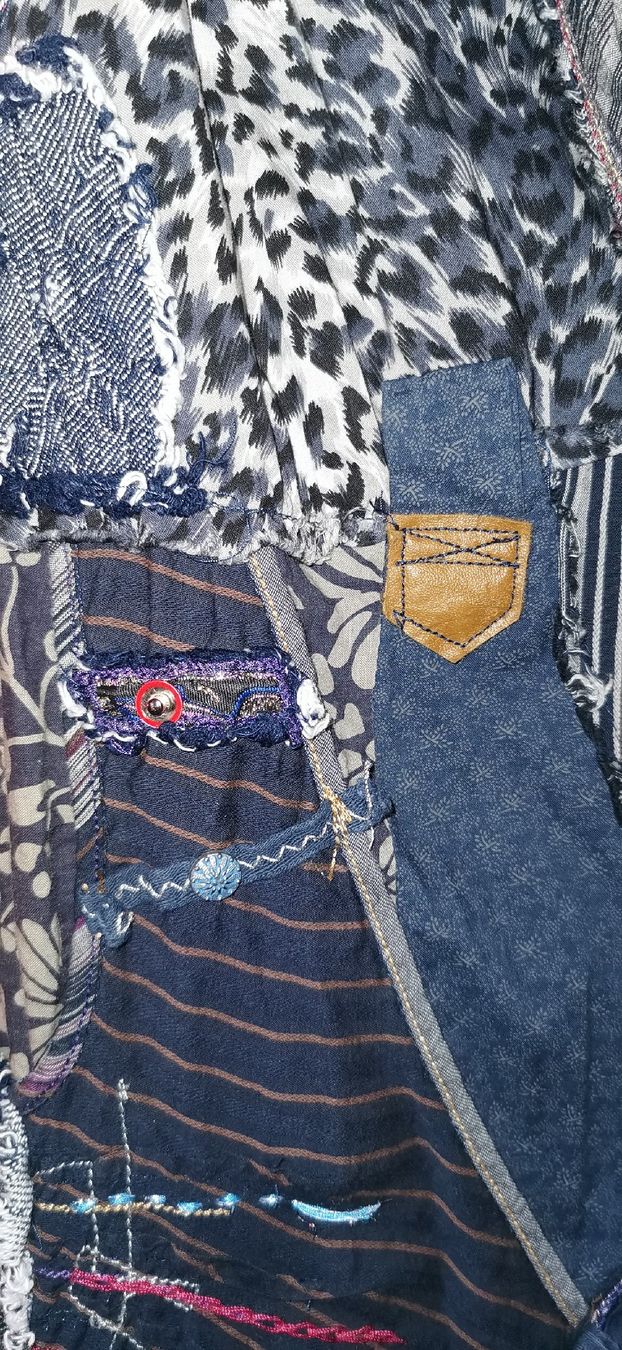 Vestiti: Ausgefallenes Patchwork-Kleid Gr. 38 – Nuovo (secondo la descrizione) da Naters venduto da felizb60 5