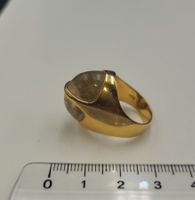 Massiv 18 Karat 750 Gold Ring Mit Stein.